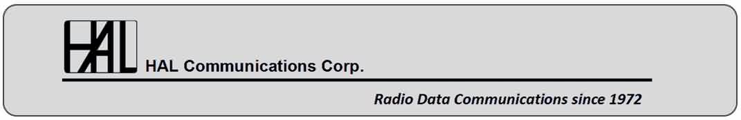 Hal Communications Corp. Packet Radio Modems